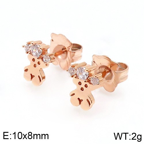 Stainless Steel Tou*s Earring ED-098R