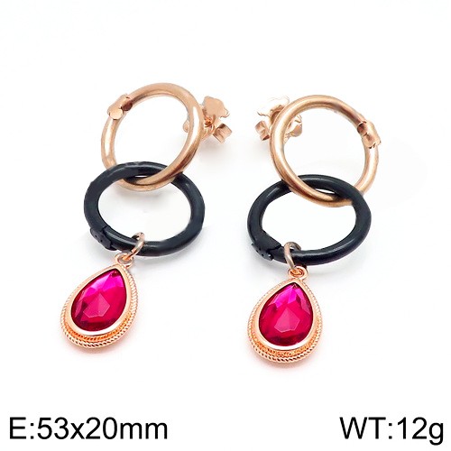 Stainless Steel Tou*s Earring ED-095RB