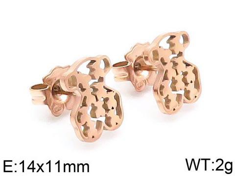 Stainless Steel Tou*s Earring ED-051M