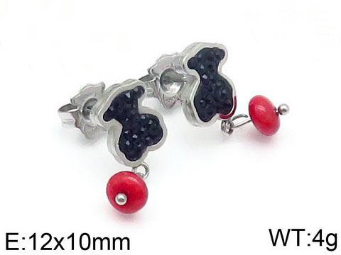 Stainless Steel Tou*s Earring ED-015G