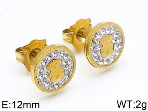 Stainless Steel Tou*s Earring ED-037J