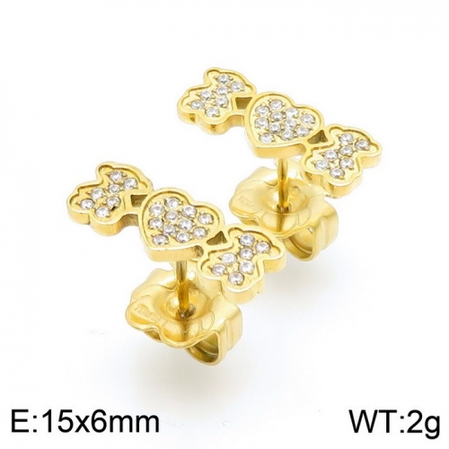 Stainless Steel Tou*s Earring ED-132G