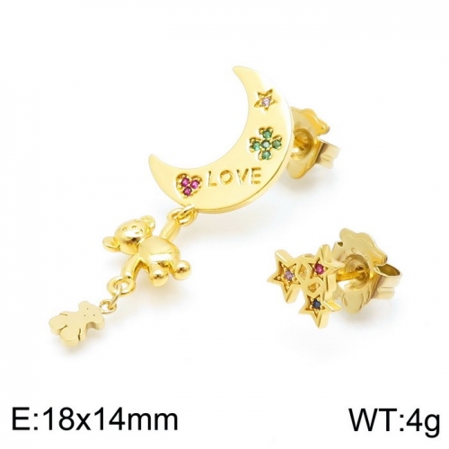 Stainless Steel Tou*s Earring ED-144G