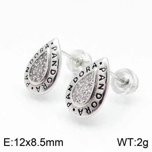 Stainless Steel  Pandor*a Earring ED-140S