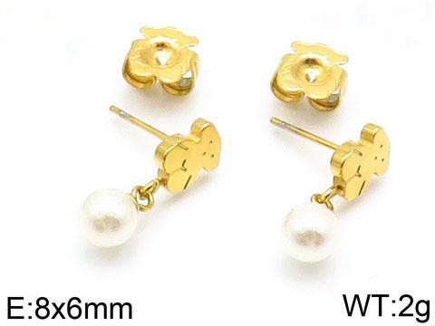 Stainless Steel Tou*s Earring ED-014J