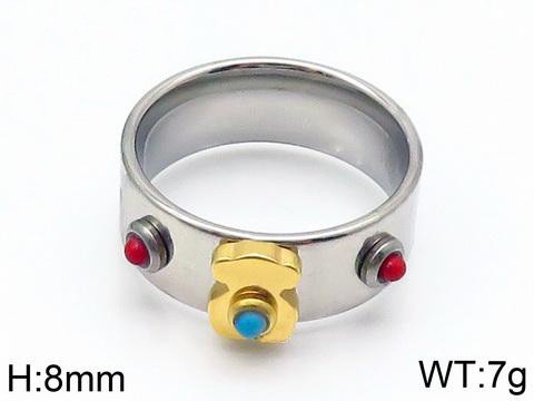 Stainless Steel Tou*s Ring JZ-001GJ