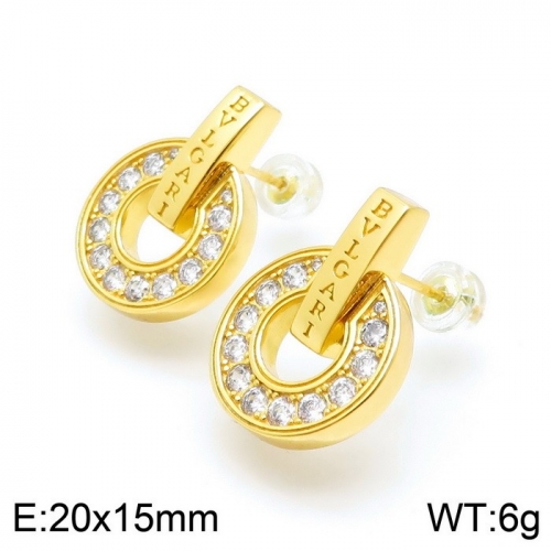 Stainless Steel Bulgar*i Earring ED-129G