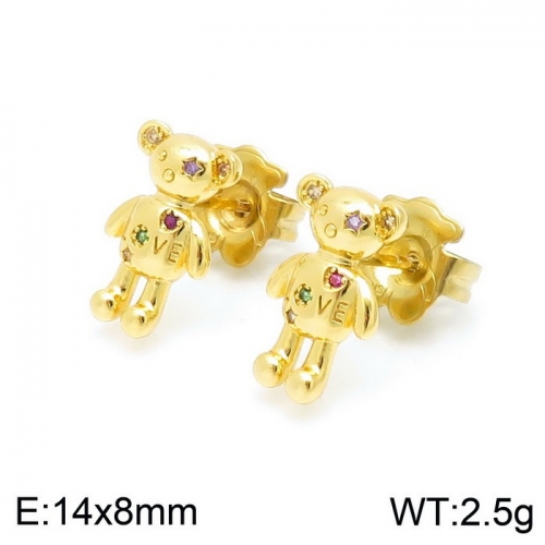 Stainless Steel Tou*s Earring ED-142G