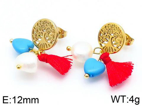 Stainless Steel Tou*s Earring ED-058J