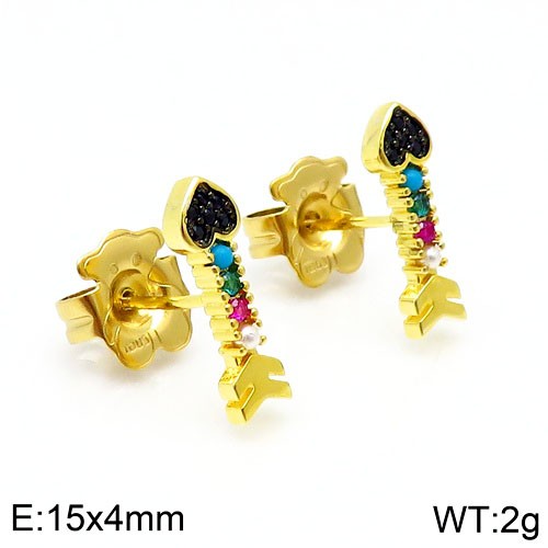 Stainless Steel Tou*s Earring ED-102G