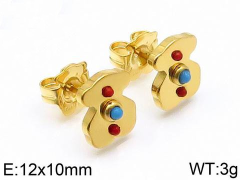 Stainless Steel Tou*s Earring ED-042J