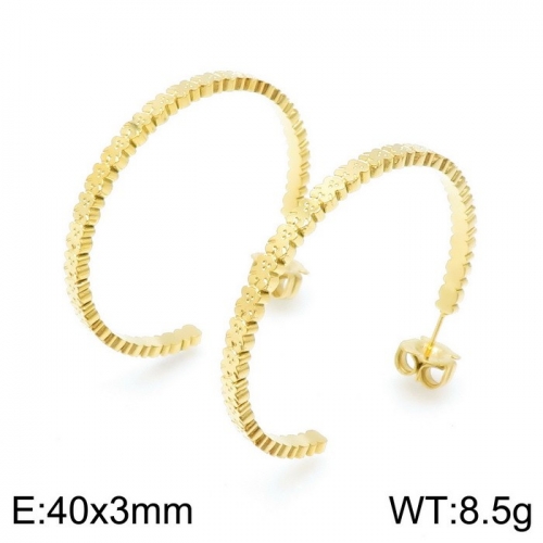 Stainless Steel Tou*s Earring ED-131G