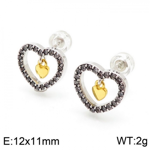 Stainless Steel Pandor*a Earring ED-127S