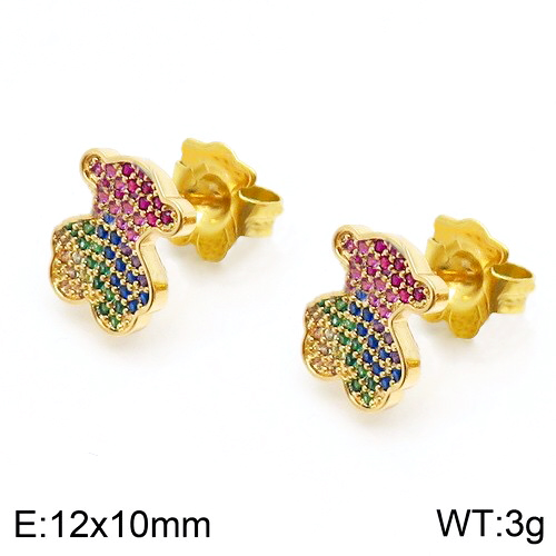 Stainless Steel Tou*s Earring ED-089G