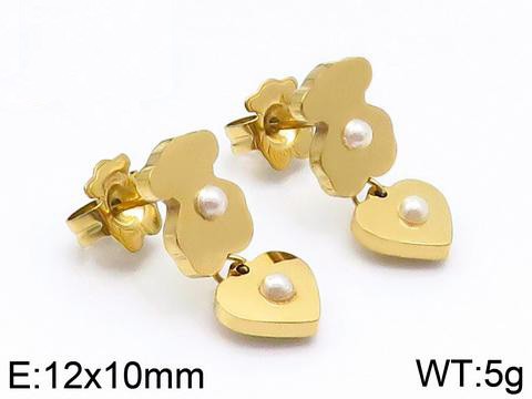 Stainless Steel Tou*s Earring ED-035J