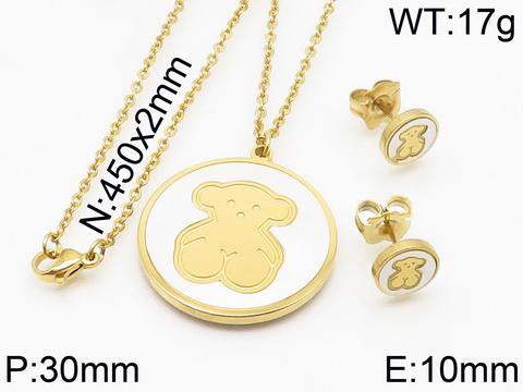 Stainless Steel Tou*s Jewelry Set TZ-039J