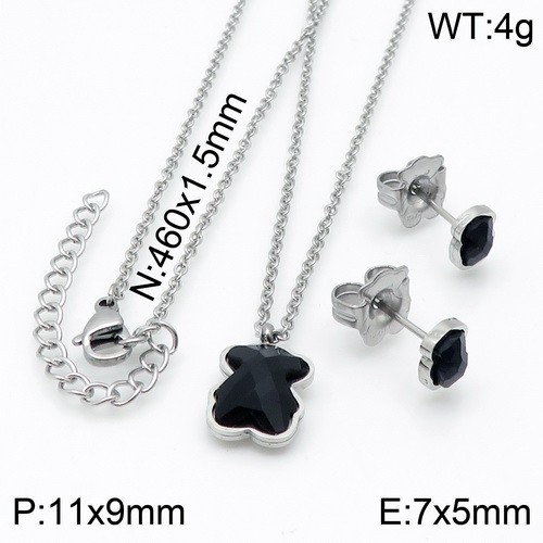 Stainless Steel Tou*s Jewelry Set TZ-140S