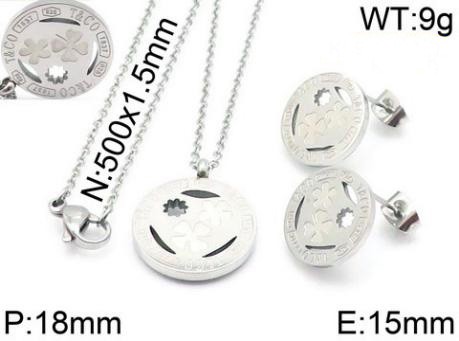 Stainless Steel Tiffan*y Jewelry Set TZ-009G