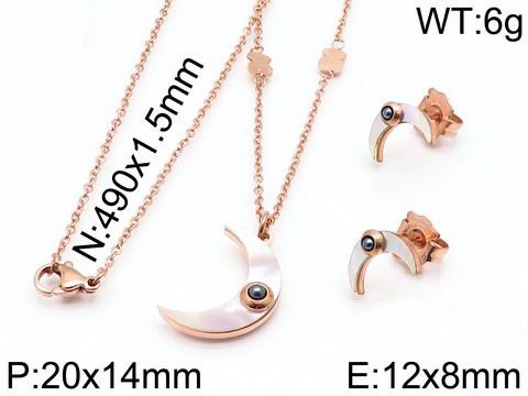 Stainless Steel Tou*s Jewelry Set TZ-090R