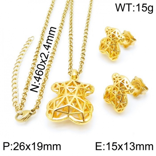 Stainless Steel Tou*s Jewelry Set TZ-156G