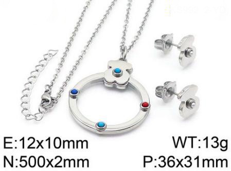 Stainless Steel Tou*s Jewelry Set TZ-002G