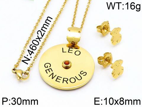 Stainless Steel Tou*s Jewelry Set TZ-096G