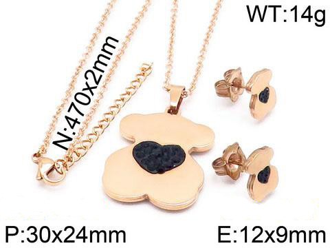 Stainless Steel Tou*s Jewelry Set TZ-021M