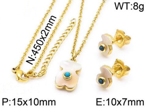 Stainless Steel Tou*s Jewelry Set TZ-001J