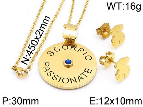 Stainless Steel Tou*s Jewelry Set TZ-086J