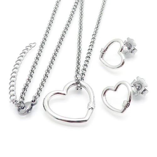 Stainless Steel Tou*s Jewelry Set TZ-137S