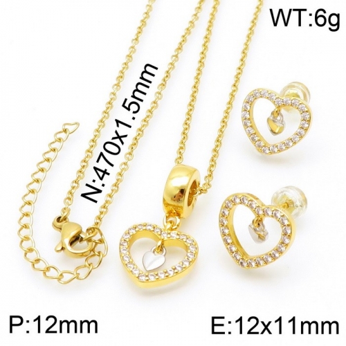 Stainless Steel Pandor*a Jewelry Set TZ-152G