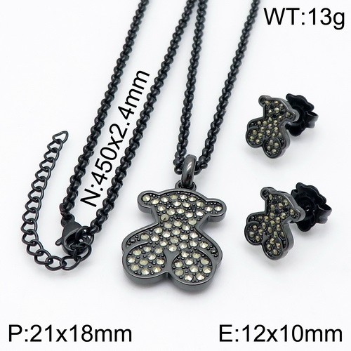 Stainless Steel Tou*s Jewelry Set TZ-142B