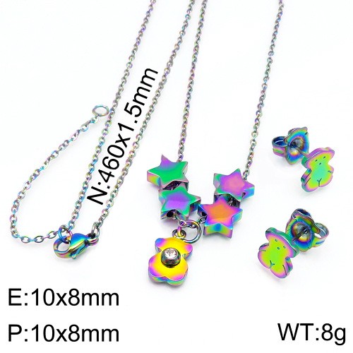 Stainless Steel Tou*s Jewelry Set TZ-121C