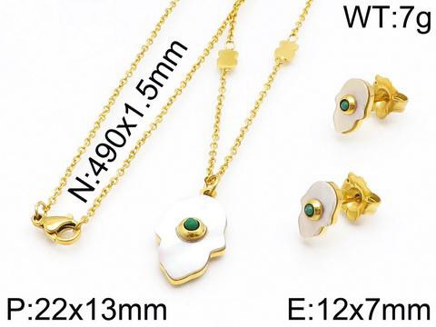 Stainless Steel Tou*s Jewelry Set TZ-093G