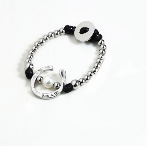 Stainless Steel Uno de 50 Bracelet CAT210411-UNB3054-S