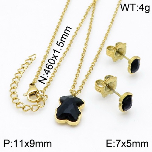 Stainless Steel Tou*s Jewelry Set TZ-140G