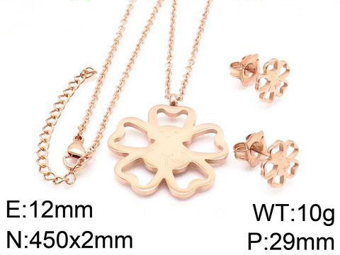 Stainless Steel Tou*s Jewelry Set TZ-003M