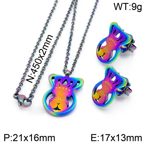 Stainless Steel Tou*s Jewelry Set TZ-004C