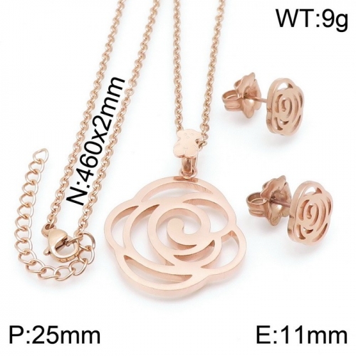 Stainless Steel Tou*s Jewelry Set TZ-148R