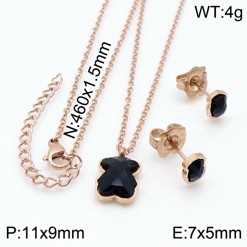 Stainless Steel Tou*s Jewelry Set TZ-140R