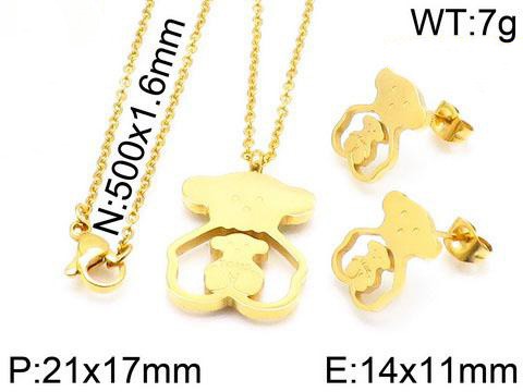 Stainless Steel Tou*s Jewelry Set TZ-010J