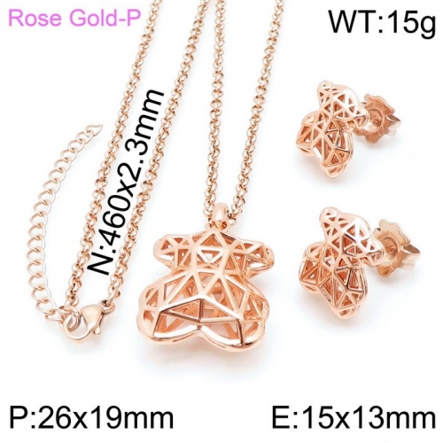 Stainless Steel Tou*s Jewelry Set TZ-156R