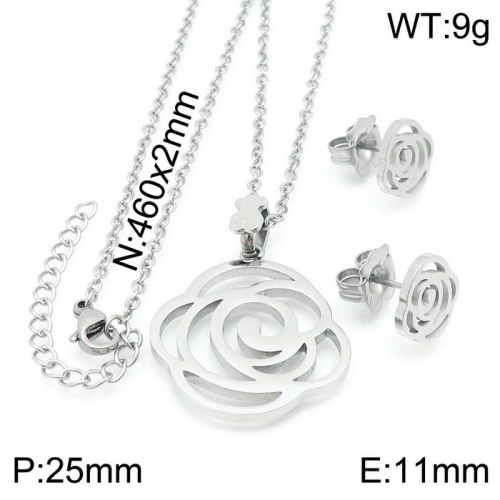 Stainless Steel Tou*s Jewelry Set TZ-148S