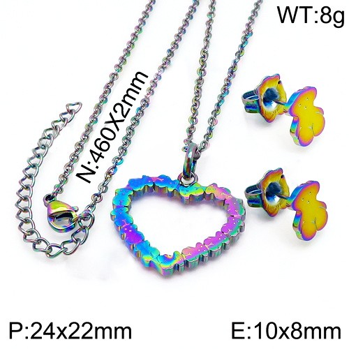 Stainless Steel Tou*s Jewelry Set TZ-109C