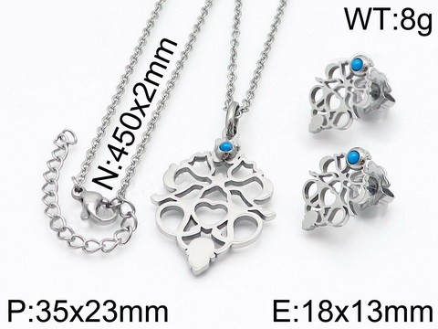 Stainless Steel Jewelry Set TZ-106S