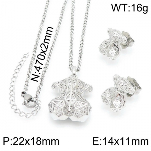 Stainless Steel Tou*s Jewelry Set TZ-166S