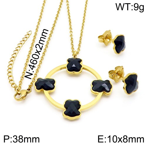 Stainless Steel Tou*s Jewelry Set TZ-138G