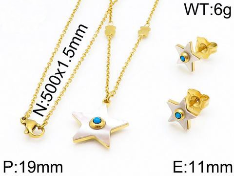 Stainless Steel Tou*s Jewelry Set TZ-092G