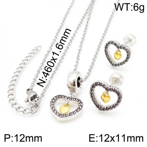 Stainless Steel Pandor*a Jewelry Set TZ-152S