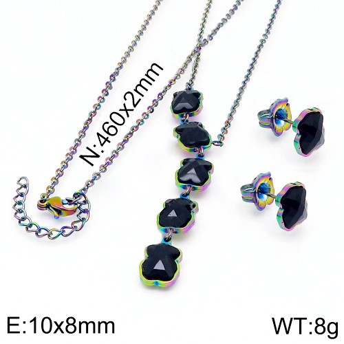 Stainless Steel Tou*s Jewelry Set TZ-131M